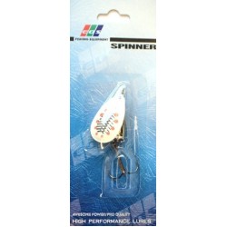 Блешня для риболовлі, обертова, EOS S150354, вага 13г, колір GS141058